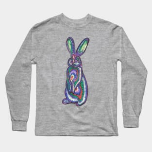 Paint Bunny Long Sleeve T-Shirt